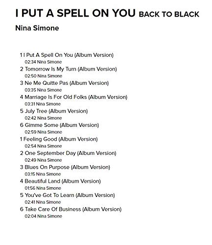 I Put A Spell On You – Nina Simone [Vinyl] 3