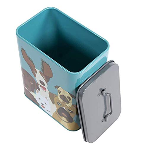 Burgon & Ball Creaturewares GCR/DOG Pet Food Storage Tin - 3.8L Capacity | Galvanized Steel 4
