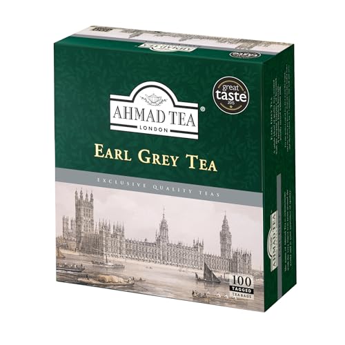 Ahmad Tea - Earl Grey Schwarztee (100 Teebeutel) 9