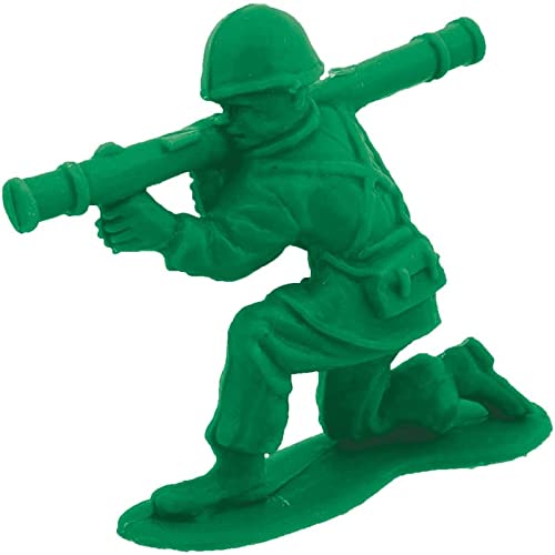 Tobar Army Troopers - 48 Plastic Soldiers | Assorted Poses | Includes Storage Bag 5