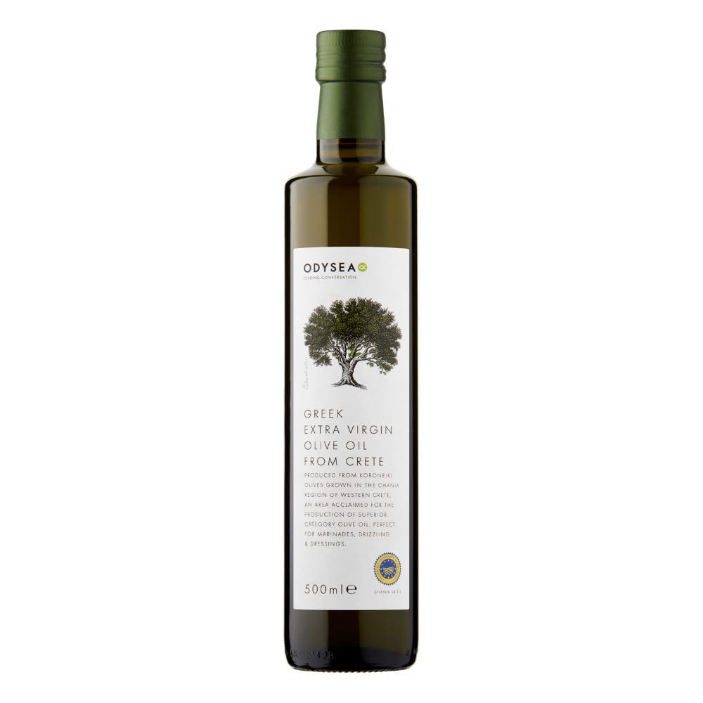 Odysea PGI Extra Virgin Olive Oil - Koroneiki Olives | Medium Strength | 500ml Glass Bottle