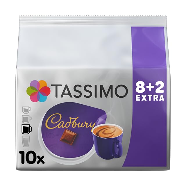 Cadbury – Tassimo Heiße Schokoladenkapseln (5er-Pack, 50 Getränke) 5