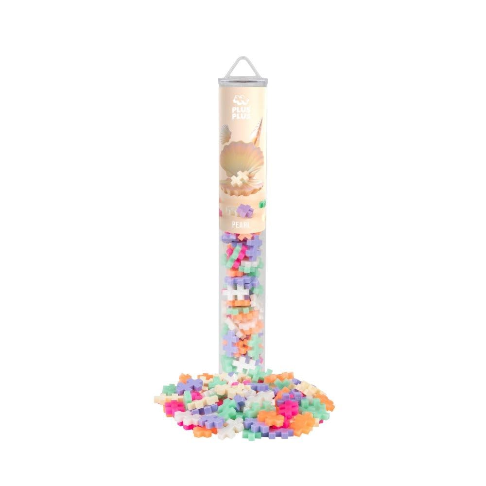 PLUS PLUS Pearl Building Set - 100 Pieces | Ages 5+