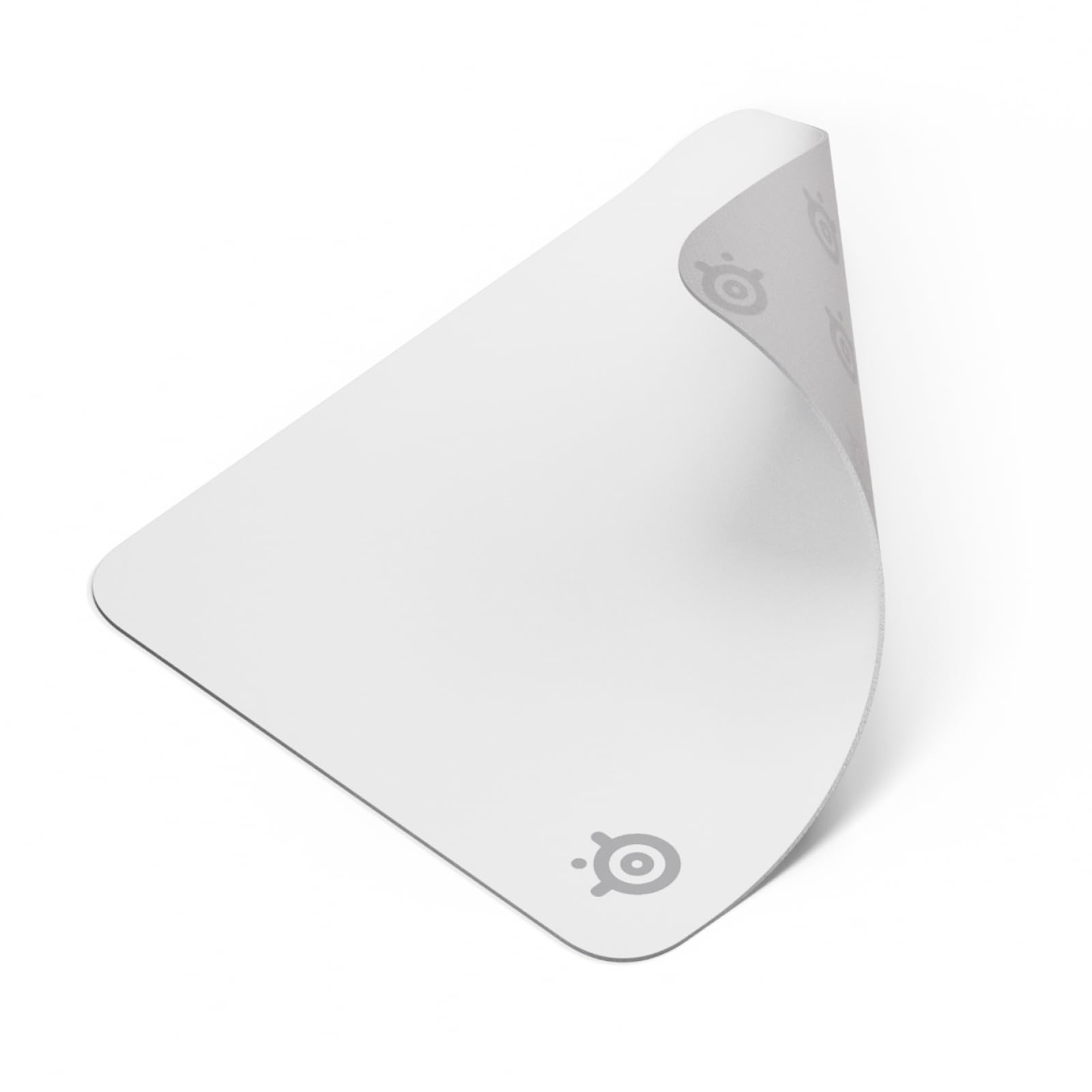 SteelSeries QcK Medium Gaming Mousepad - White - Non-Slip Rubber Base