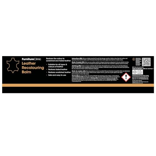 Furniture Clinic Leather Recolouring Balm - Tan Shade for Faded & Scratched Sofas, Car Seats, Shoes, Bags and Clothing 13
