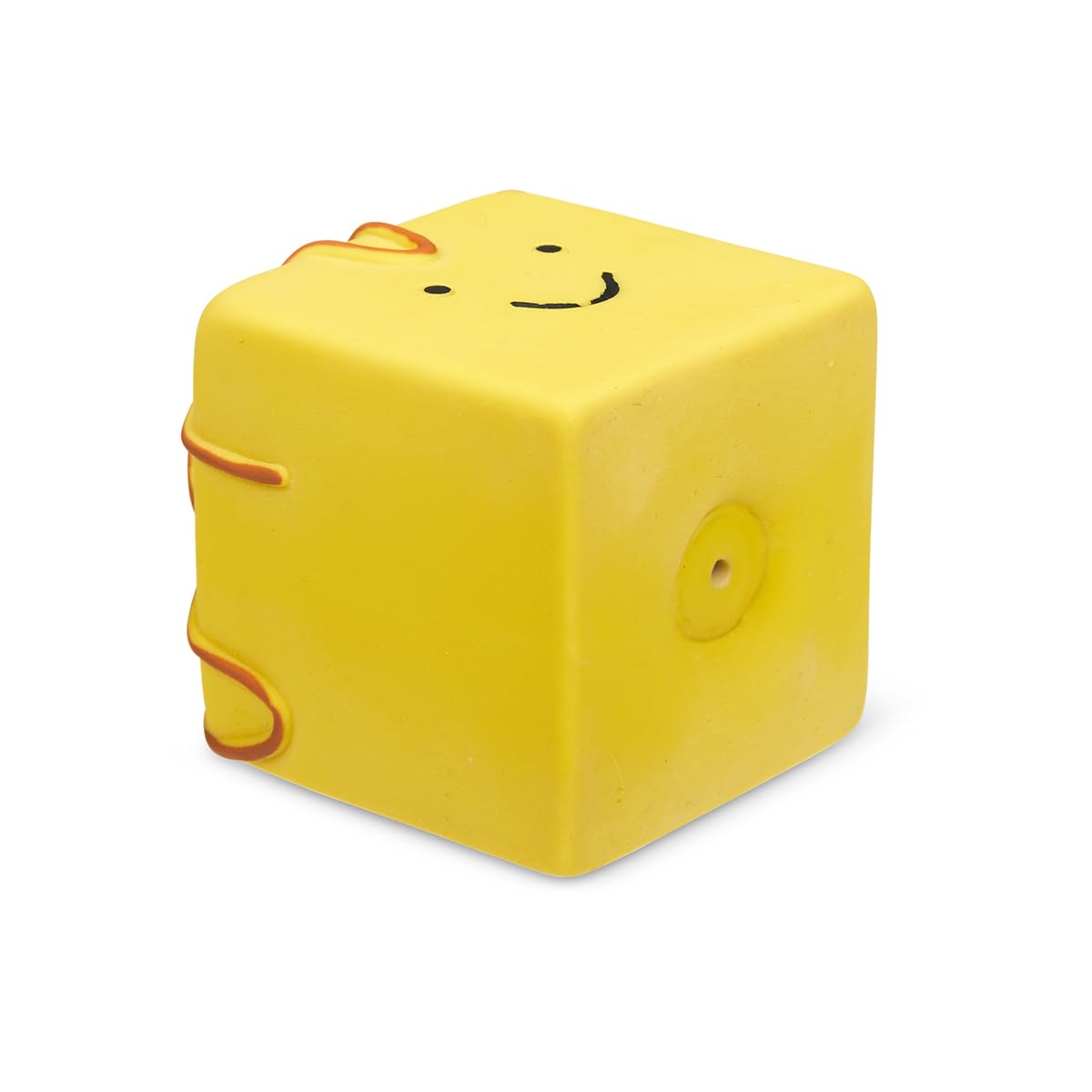 Petface Fondant Fancy Latex Dog Toy - Built-in Squeaker | Soft Chew | Yellow 6