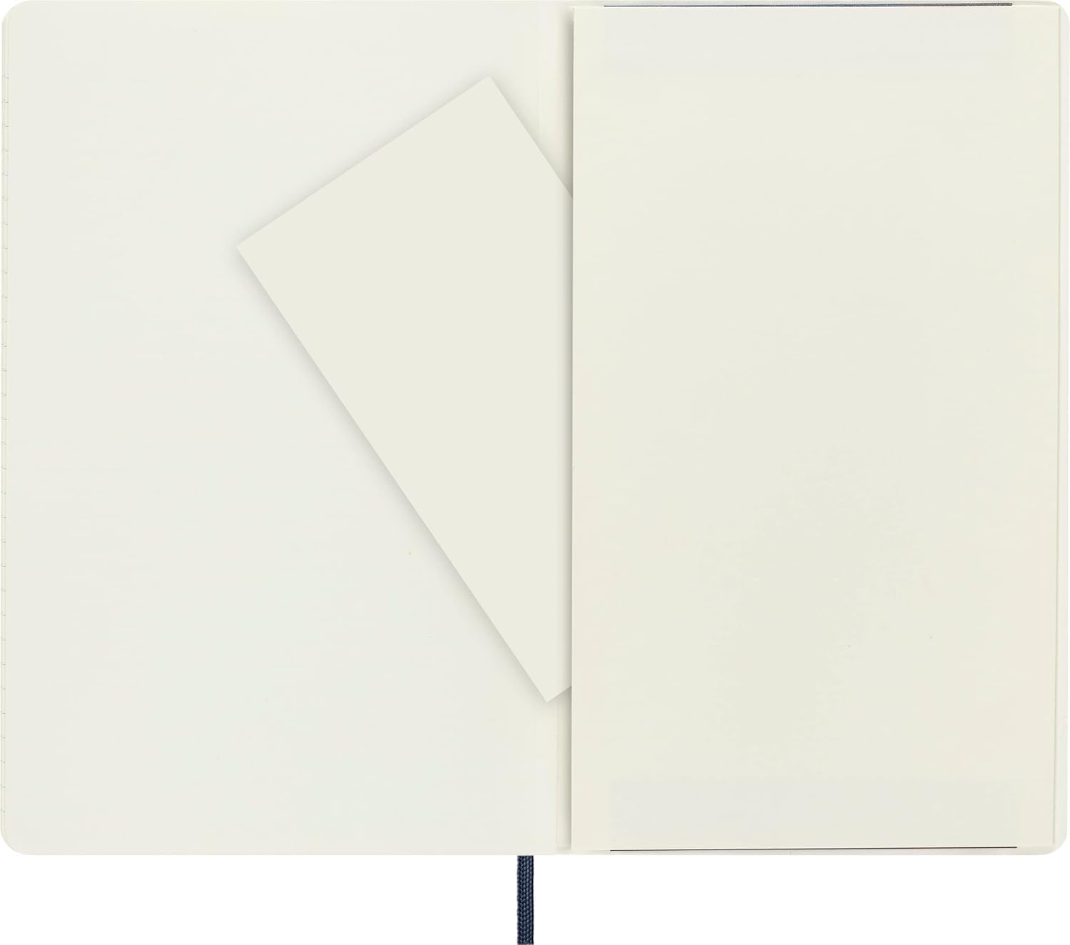 Moleskine Classic Notebook - Soft Cover Ruled Paper Journal | Sapphire Blue | Large A5 | 192 Pages 7