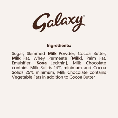 Galaxy Smooth Milk Chocolate Bar – 360 g für den Genuss am Filmabend [Schokoladensnack] 6