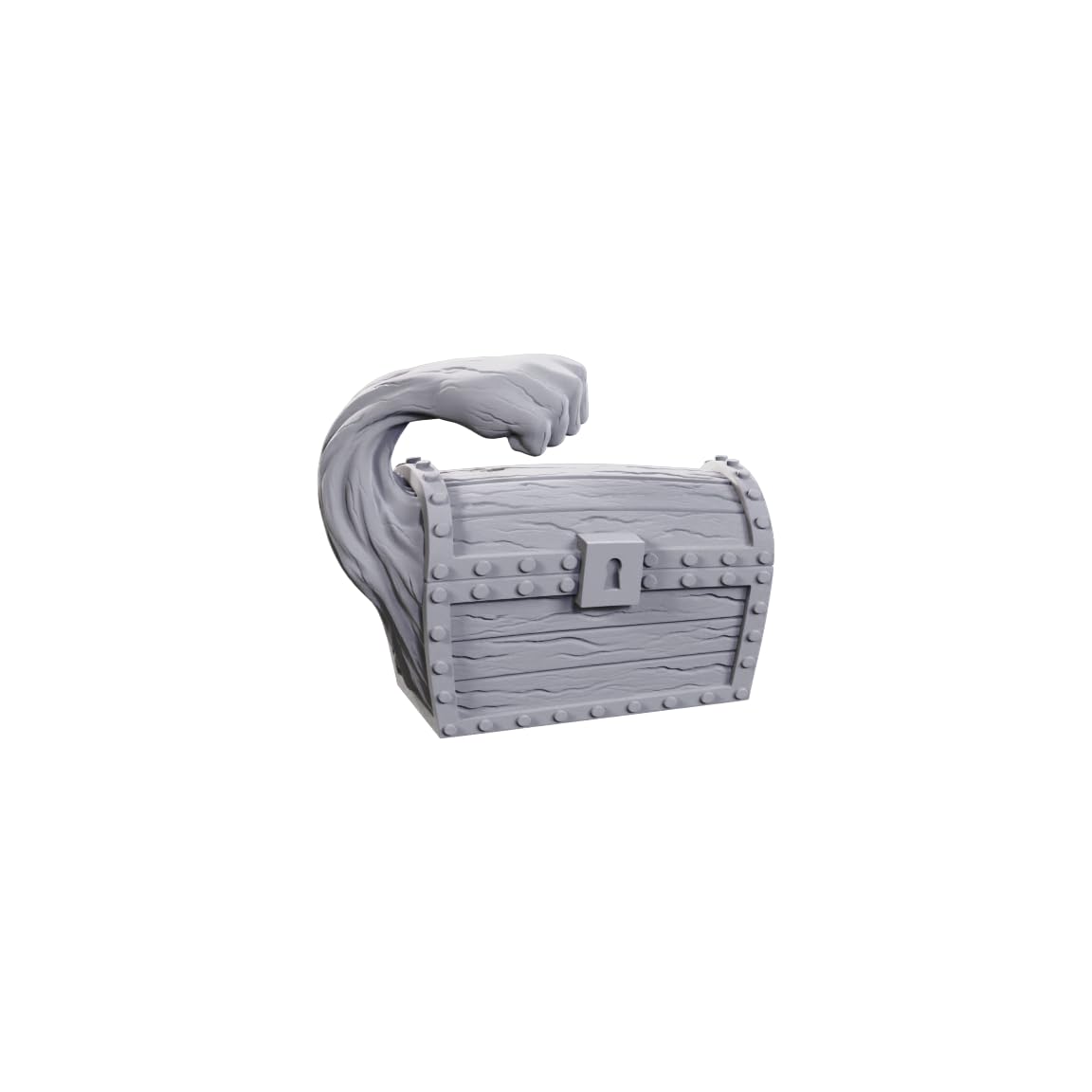 WizKids Dungeons & Dragons Nolzur's Marvelous Miniatures: Mimic - Limited Edition 50th Anniversary Unpainted Figure | Plastic