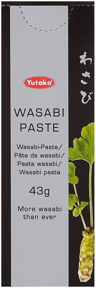 Yutaka Wasabi Paste - Scharfe japanische Meerrettichpaste mit echtem Wasabia Japonica, 43g