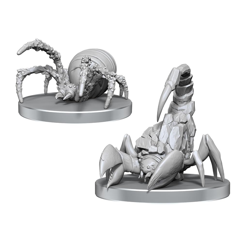 WizKids Pathfinder Battles Deep Cuts Cave Scorpion and Hunting Spider Miniature Set | Plastic