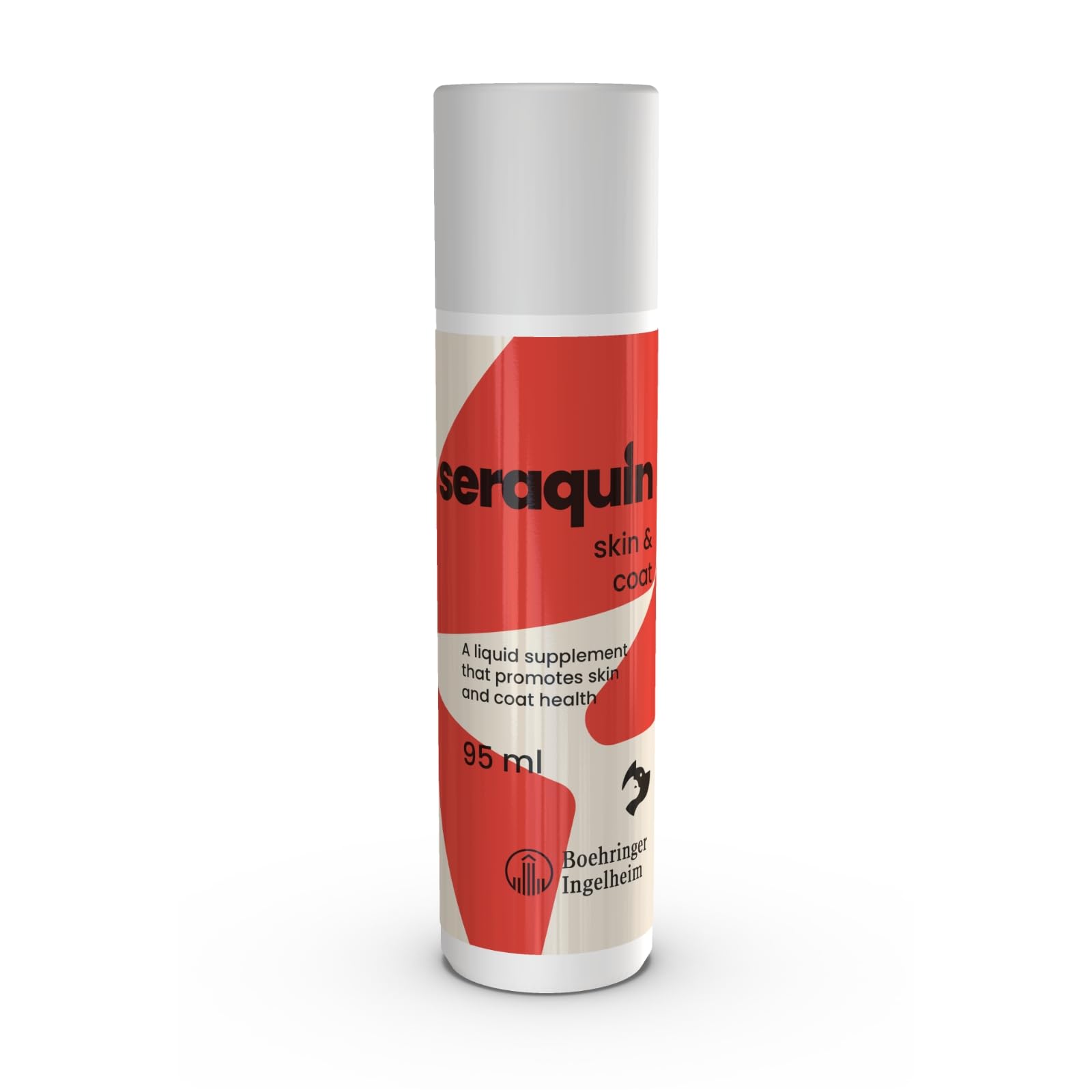 Seraquin Skin & Coat Care Liquid Supplement for Dogs - 95 ml | Promotes Glossy Fur 1