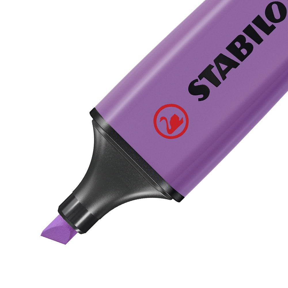 STABILO BOSS ORIGINAL Highlighter - Deskset of 15 (9 Neon, 6 Pastel) | 4 Hour Cap-Off Time | 2mm & 5mm Line Widths 5