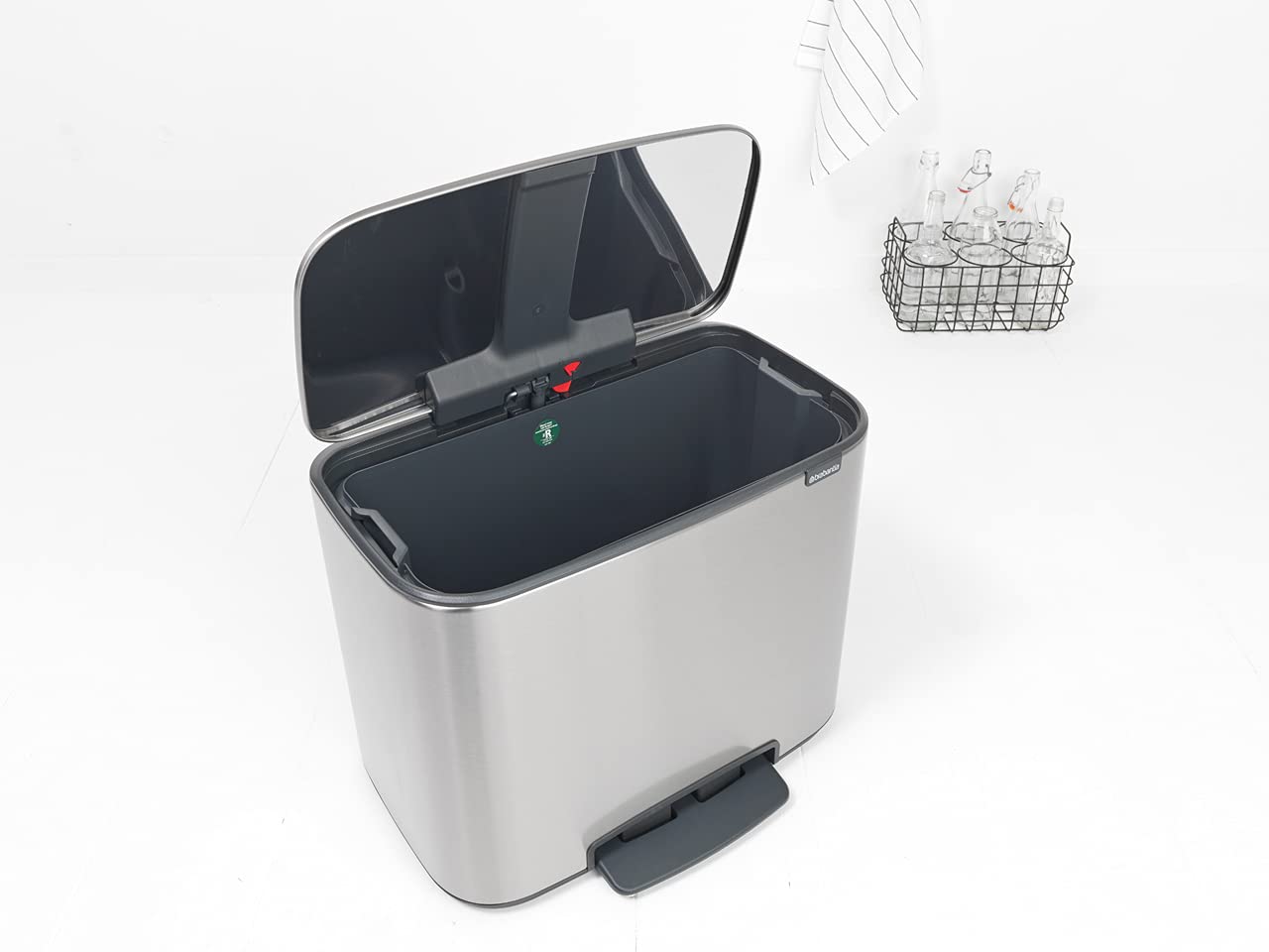 Brabantia PerfectFit Bin Liners - Tear-Resistant Plastic for 36L Bins | 40 Count, White 4