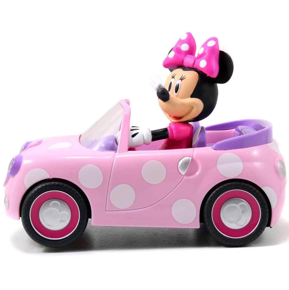 Simba Minnie Mouse Ferngesteuerter Roadster – Rosa Fahrzeug im Maßstab 1:24 für Kinder 5