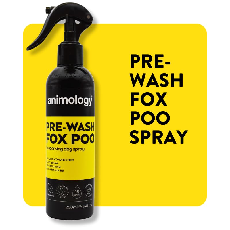 Animology Pre-Wash Fox Poo Dog Spray Deodoriser for Odours | 250 ml 4