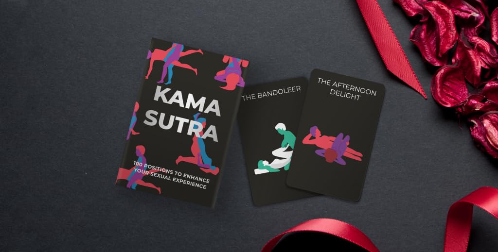 Gift Republic 100 Kama Sutra Cards - Spice Up Your Love Life | Unisex Adult | English 3