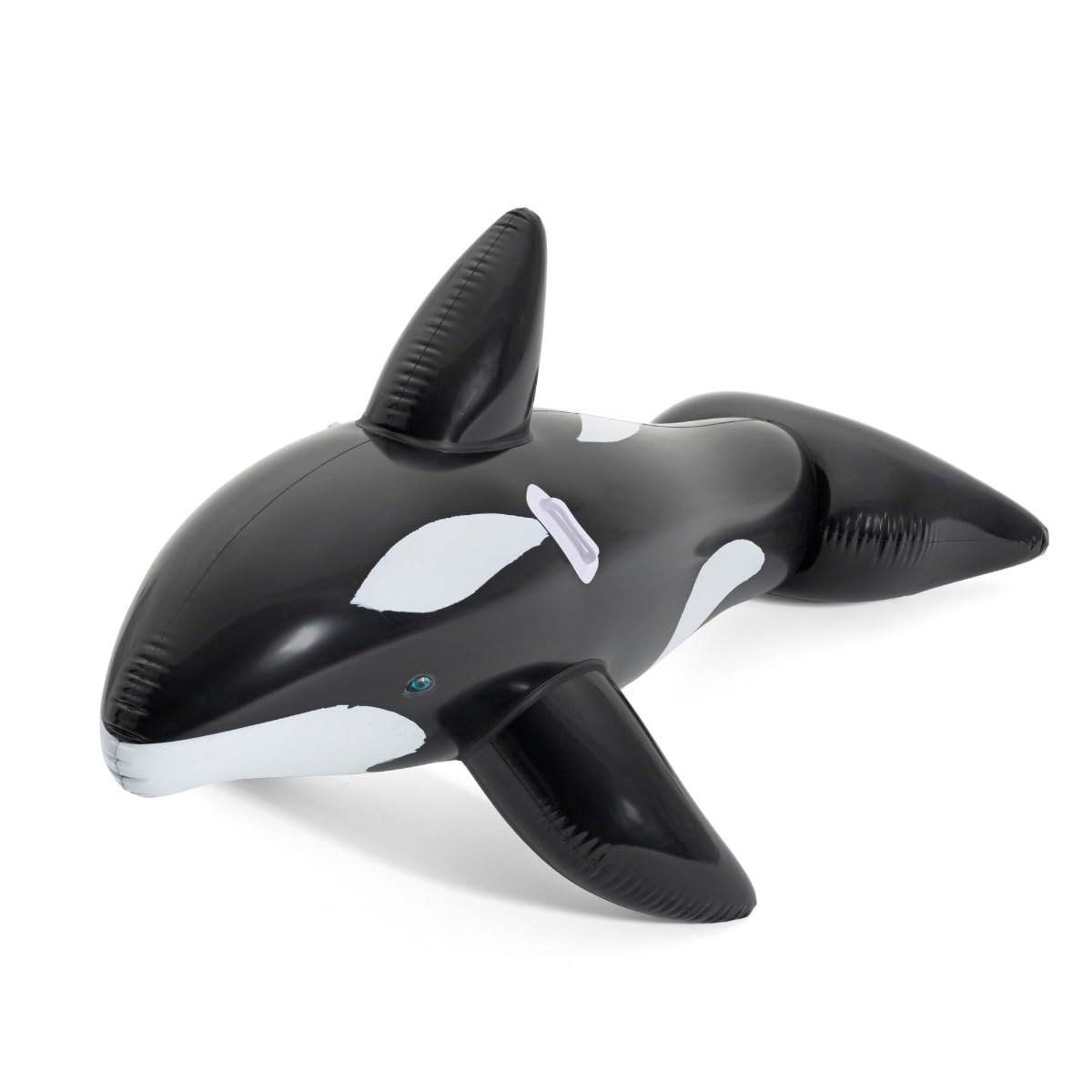 Bestway Jumbo Whale Inflatable Ride-On Pool Float for Kids Ages 3+ | 183cm Long | Heavy Duty Handles