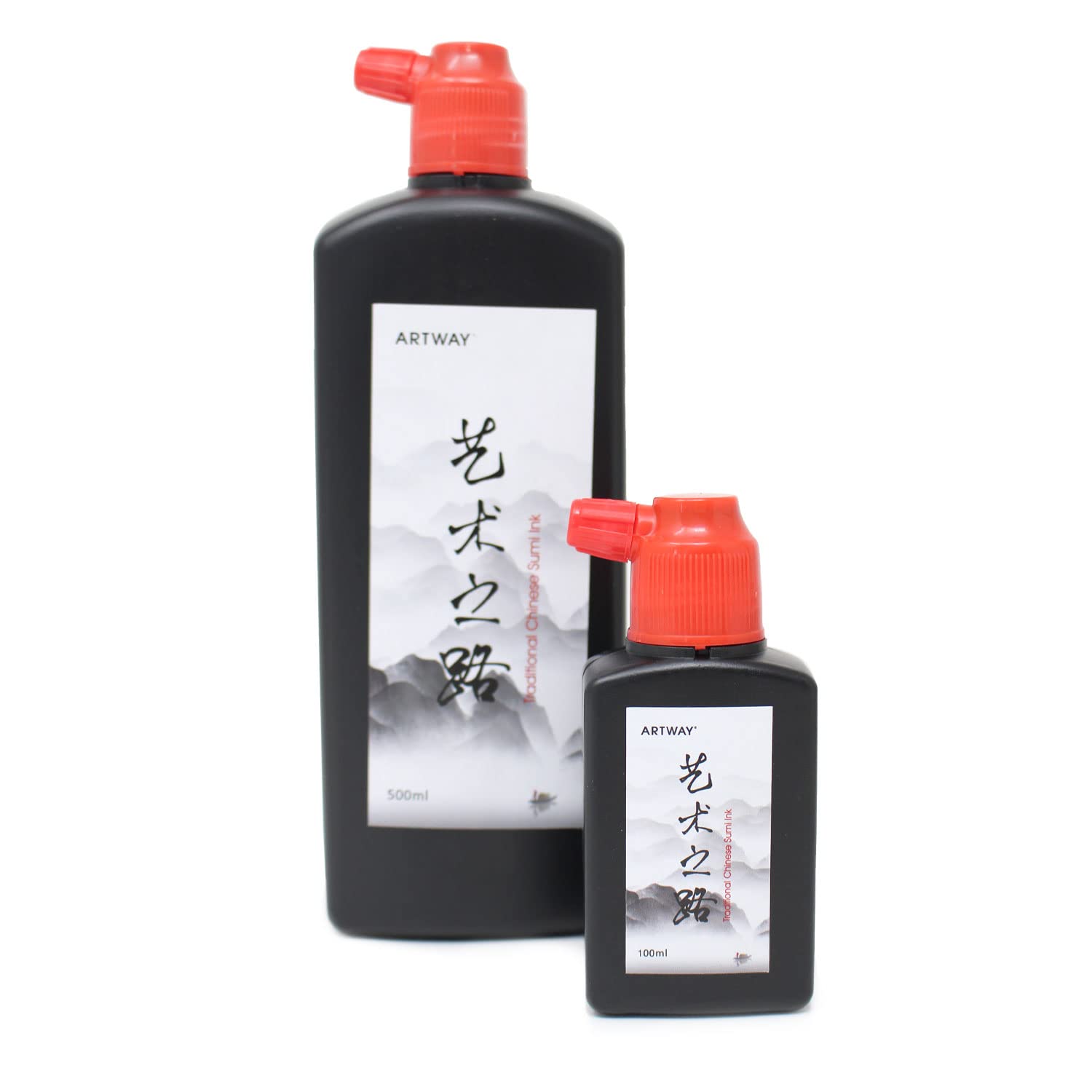 Artway Chinese Sumi Ink - Dense Black Drawing Ink | 100ml | Lightfast 4