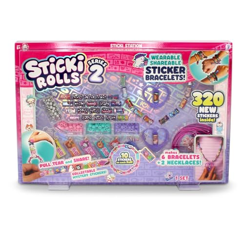 Sky Castle Sticki Rolls Serie 2 – Sticki Station S2 Tragbares und teilbares Sticker-Bastelset 8