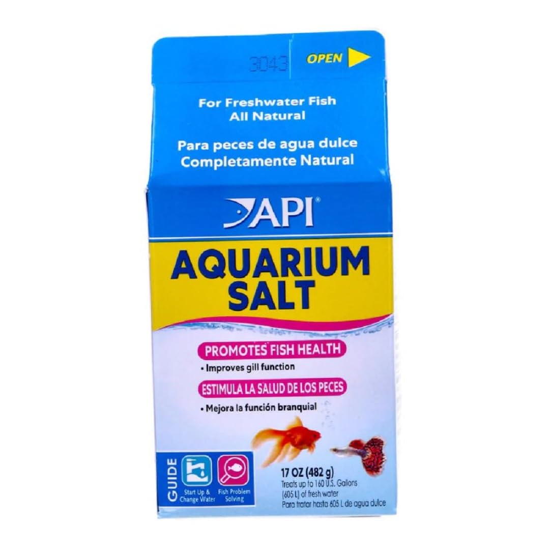 API Aquarium Salt for Freshwater Aquariums - Promotes Health & Recovery | 453g Powder