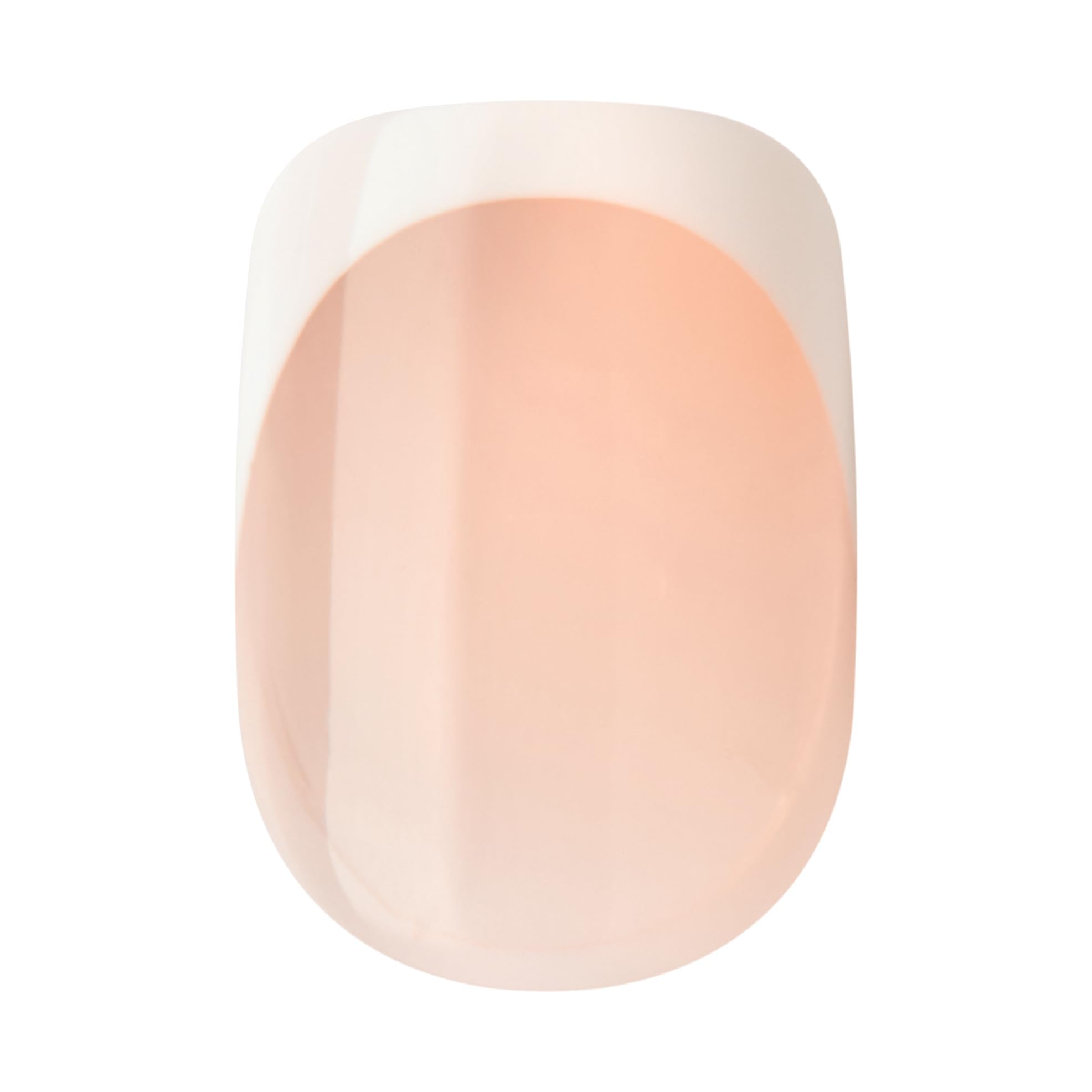 KISS imPRESS Press On Nails - Classic French Manicure | Short Square | 33 Ct. 7