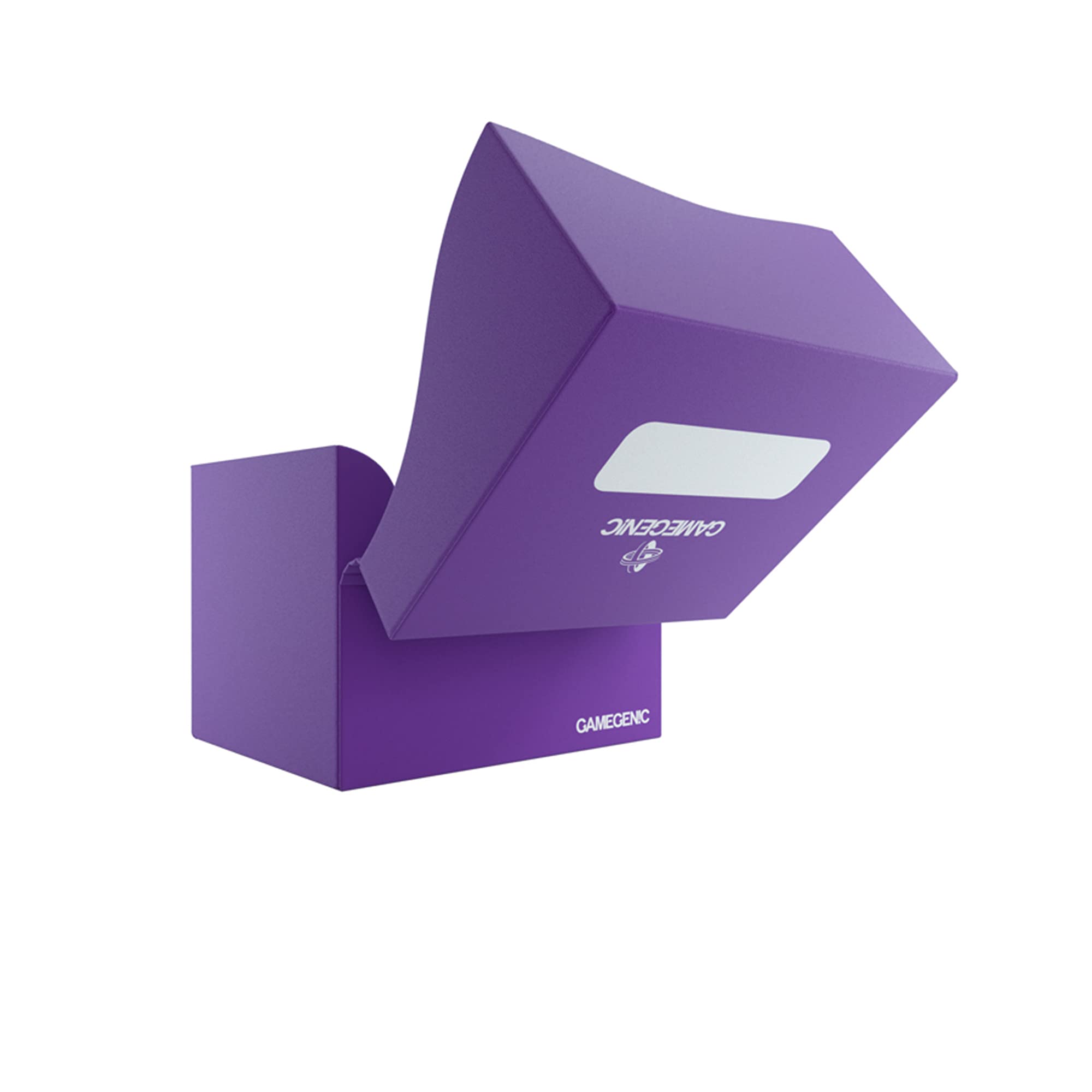 Gamegenic Side Holder 100+ XL Card Box - Purple | Holds 100 Double-Sleeved Cards | Portable 5