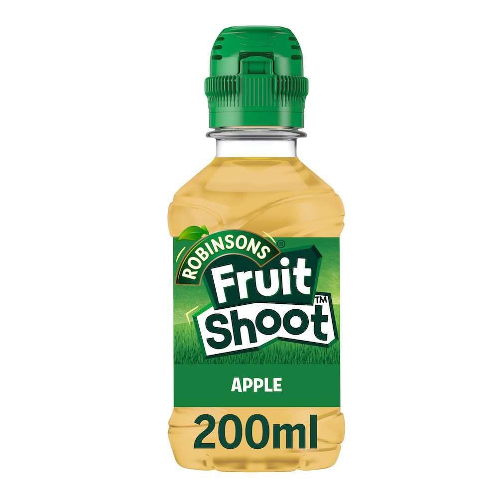 FRUIT SHOOT Apple Juice - No Added Sugar, Multi-Vitamins | 200 ml Bottles (Pack of 8)