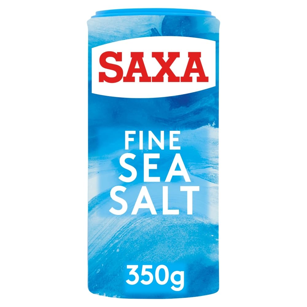 Saxa Fine Sea Salt - Premium Seasoning | Fine Texture | 350 g Drum 7