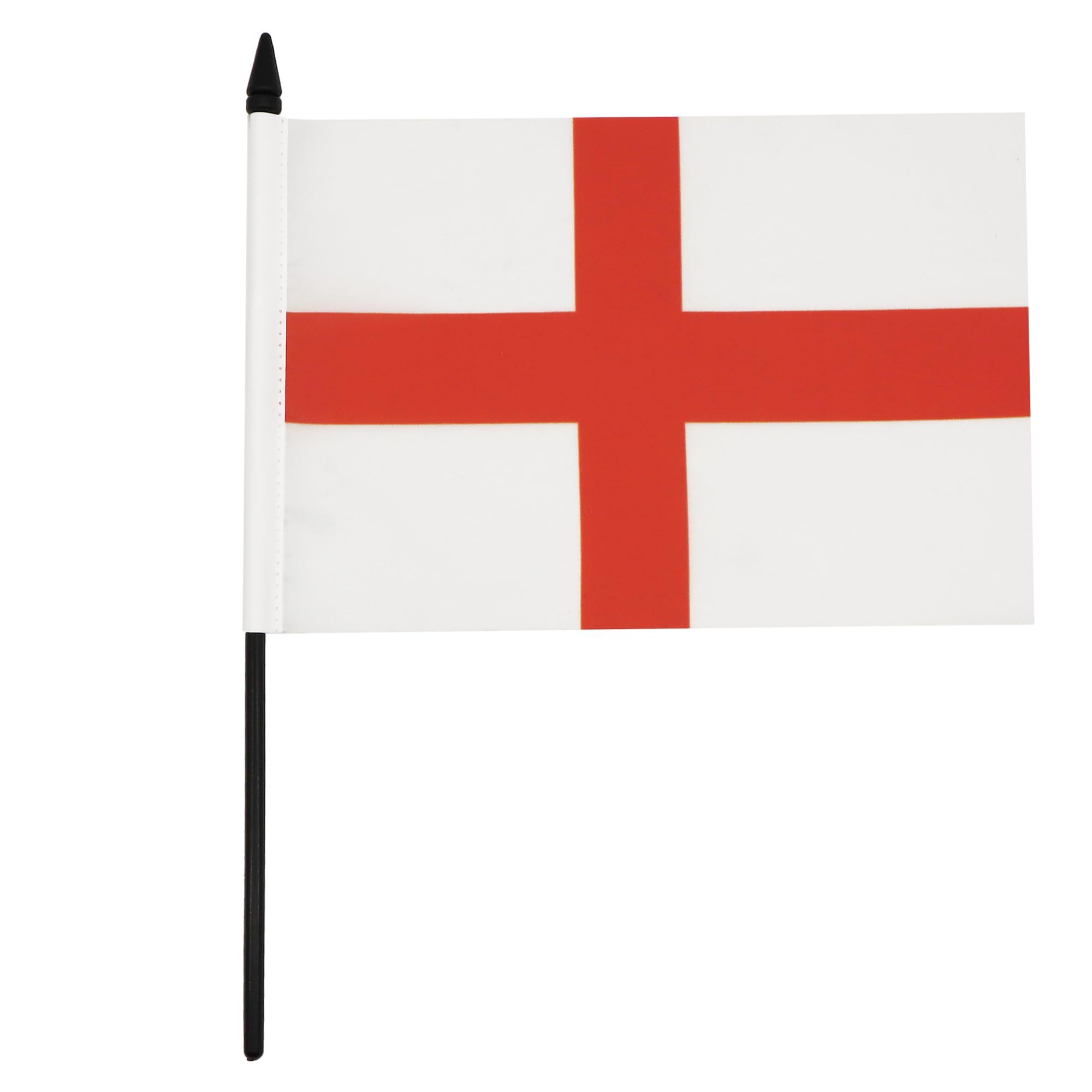 AZ FLAG England Table Flag 5'' x 8'' with Black Plastic Base | 100% Polyester | Ready to Use
