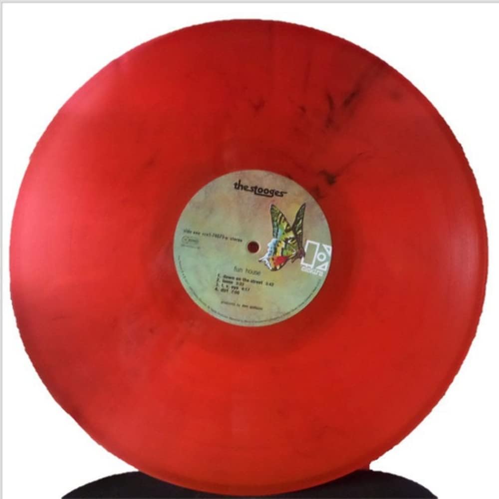 The Stooges – Fun House Vinyl (Solid Red Opaque/Black Half &amp; Half, Rocktober Edition) 3