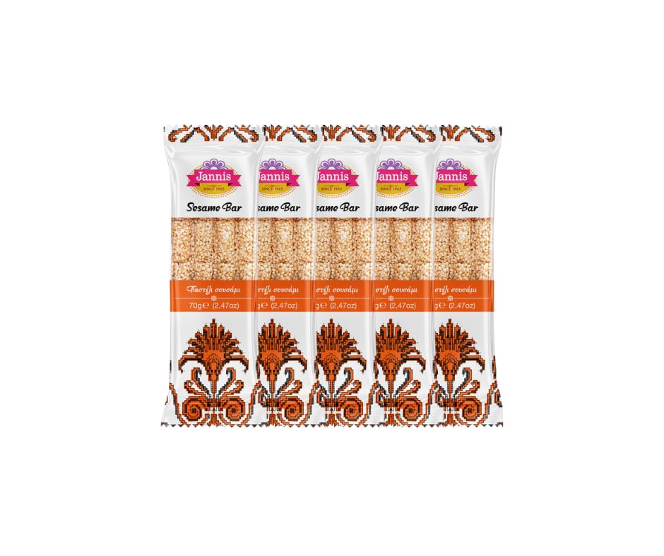 Jannis Sesame Bar, 70 g, Pack of 15 1
