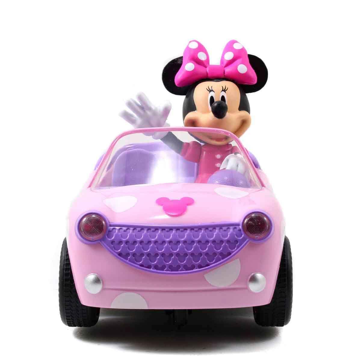 Simba Minnie Mouse Ferngesteuerter Roadster – Rosa Fahrzeug im Maßstab 1:24 für Kinder 4