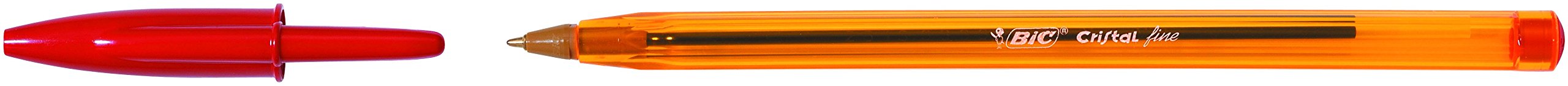 BIC Cristal Fine Ballpoint Pens - Red Fine Point (0.8 mm) | Box of 50 Long-Lasting Pens 5