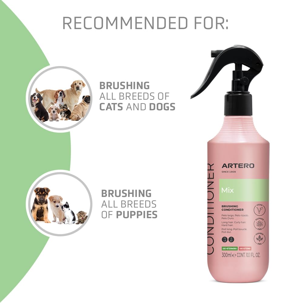 Artero Mix Multi-Phase Conditioner Spray - Detangles & Reduces Drying Time | 300 ml | Fresh Scent 3