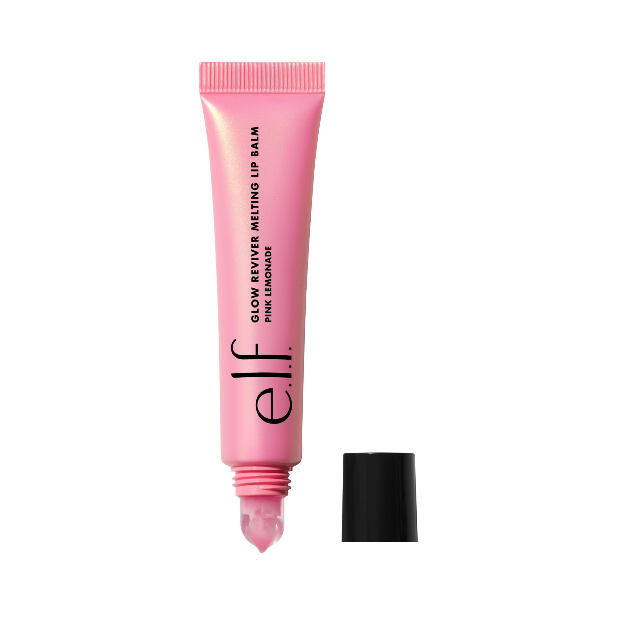 e.l.f. Glow Reviver Melting Lip Balm - Hydrating Tinted Balm with Shea, Mango & Cocoa Butter | Pink Lemonade