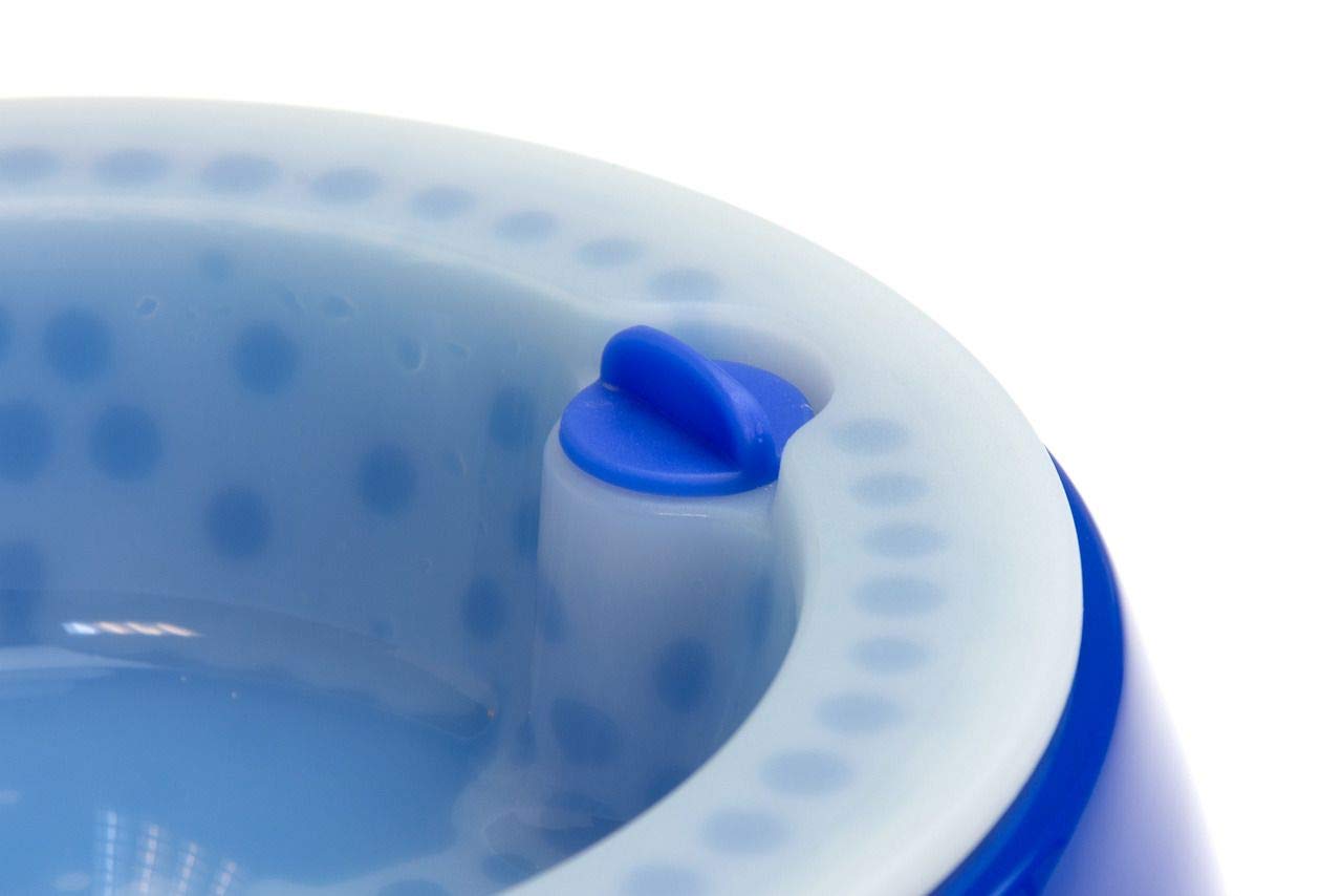 Karlie Cooling Dog Bowl - Non-Slip Base | Cooling Insert Included | Blue Plastic 4