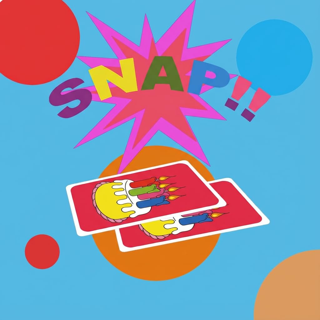 RAM ONLINE Classic Snap Card Game - Matching Pairs | Family Friendly | Ages 3+ 6