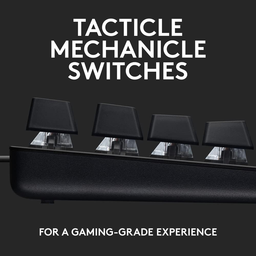 Logitech G413 TKL SE Mechanical Gaming Keyboard - Compact Backlit Keyboard with