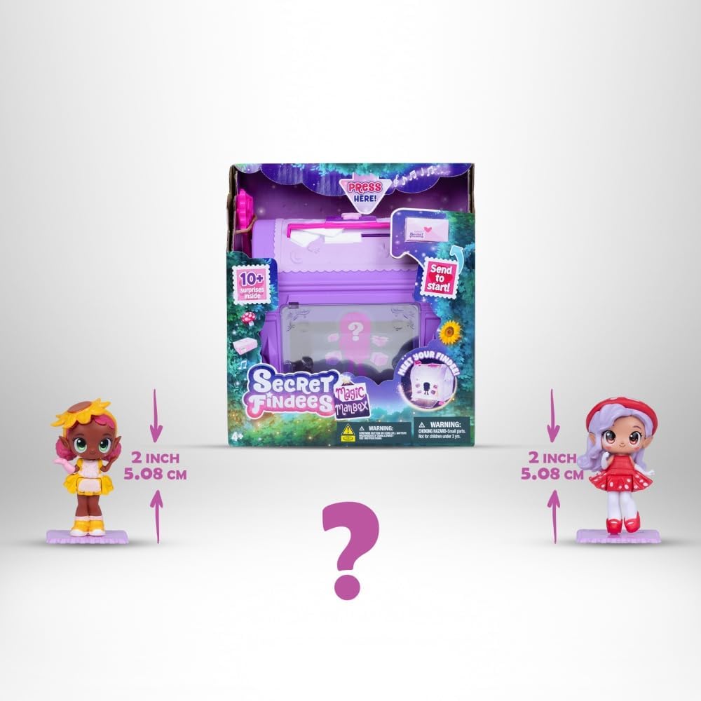 Secret Findees Magic Mailbox - 10+ Surprise Reveals & Mini Playset - Ages 4+ 3