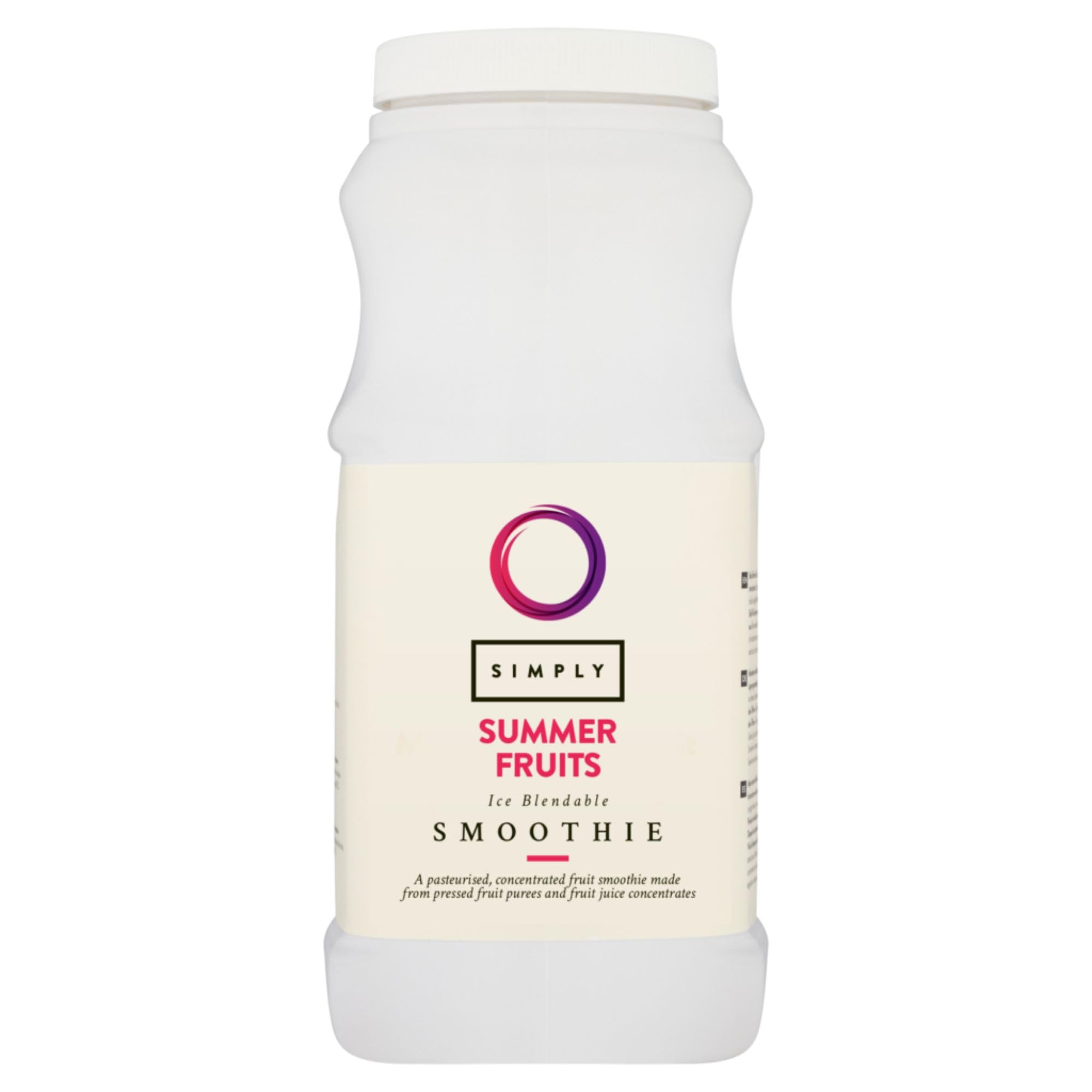 Simply Summer Fruits Smoothie Concentrate - Vegan, Gluten-Free Blendable Mix | 1L