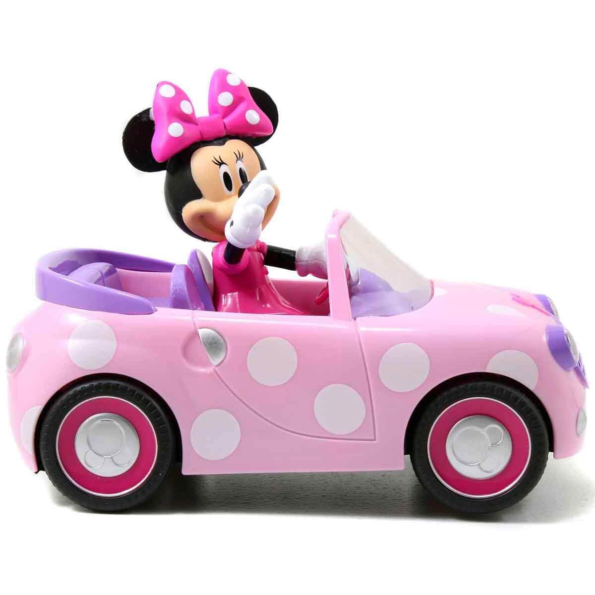 Simba Minnie Mouse Ferngesteuerter Roadster – Rosa Fahrzeug im Maßstab 1:24 für Kinder 6