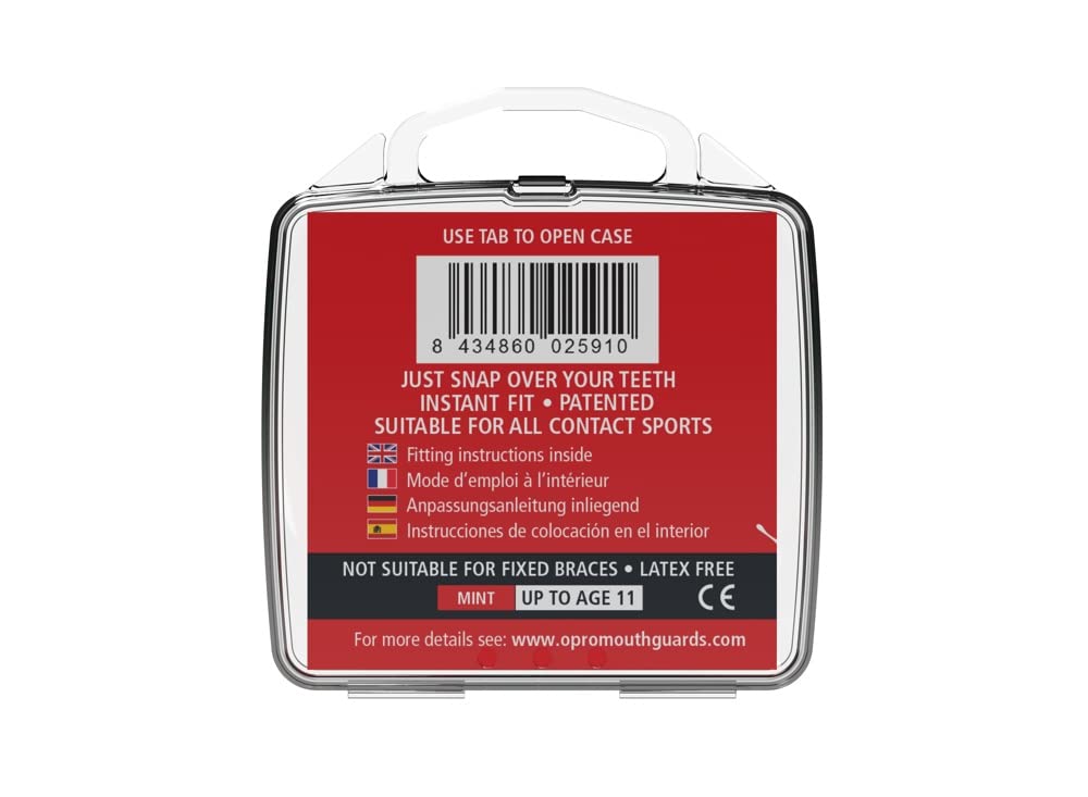 Opro Snap Fit Junior Mundschutz - Mintgrün 6