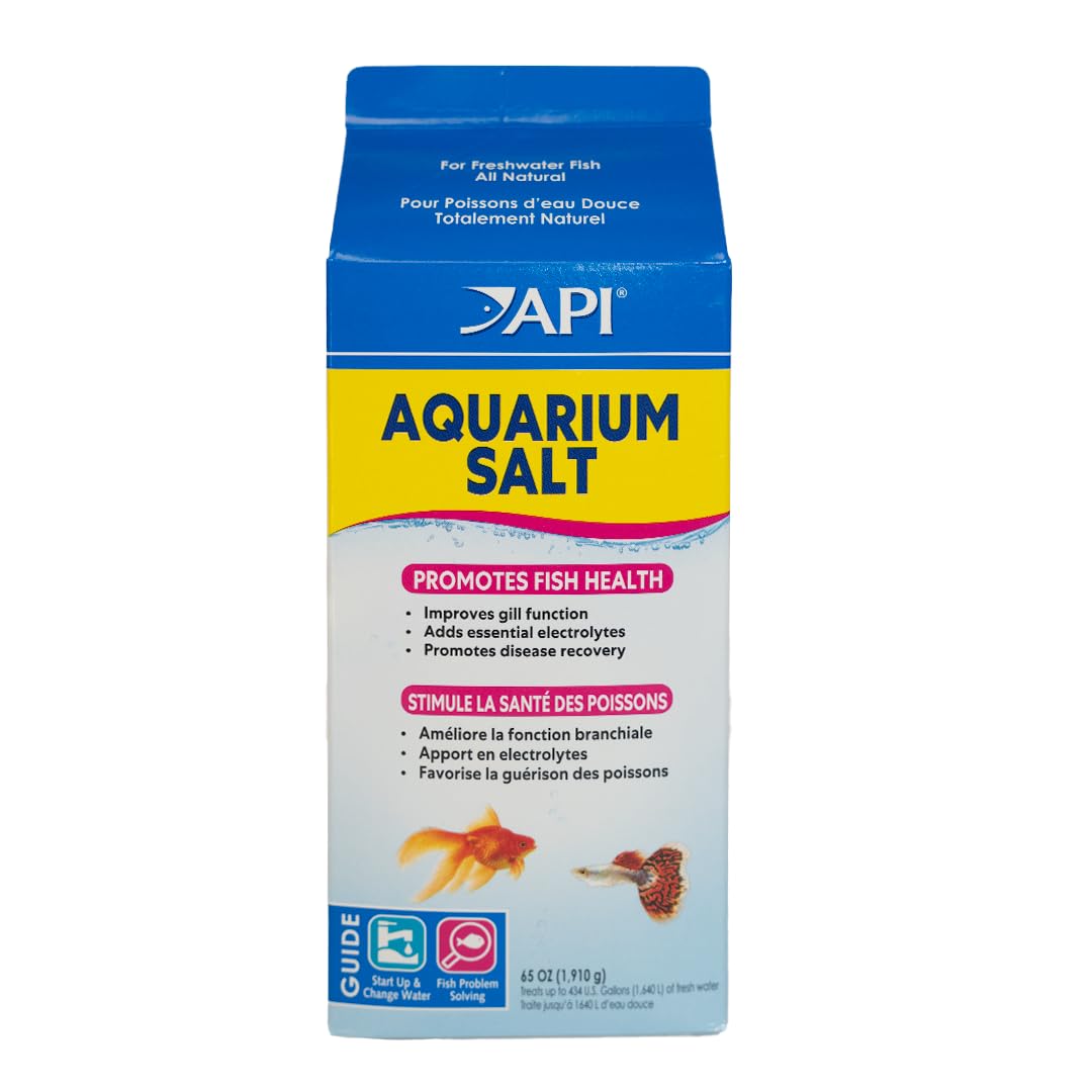 API Aquarium Salt for Freshwater Aquariums - Promotes Health & Recovery | 1844g Box