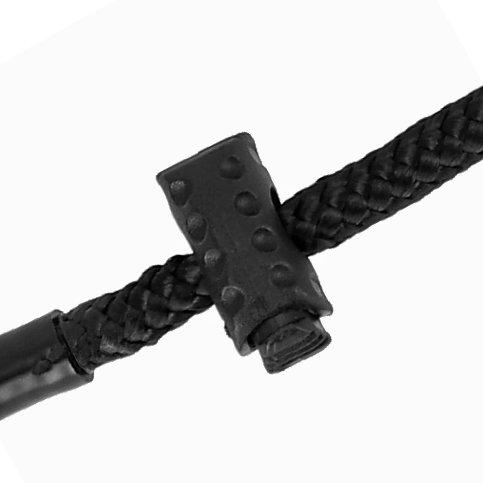 DINGO GEAR Choke Collar for Dog Training - Handmade Cord, Waterproof Black, Size M (50 cm) 4