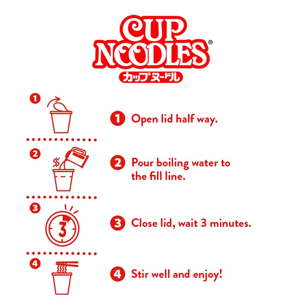 NISSIN Cup Noodles Kaisen Seafood Flavoured Instant Noodles, 75 g Pot (Pack of 8) 5