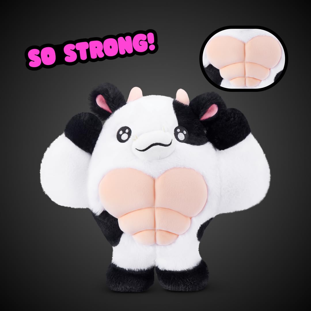 BUFFYS Cow Soft Doll - 8 Inch Plush | Collectible | Ages 3+ 6