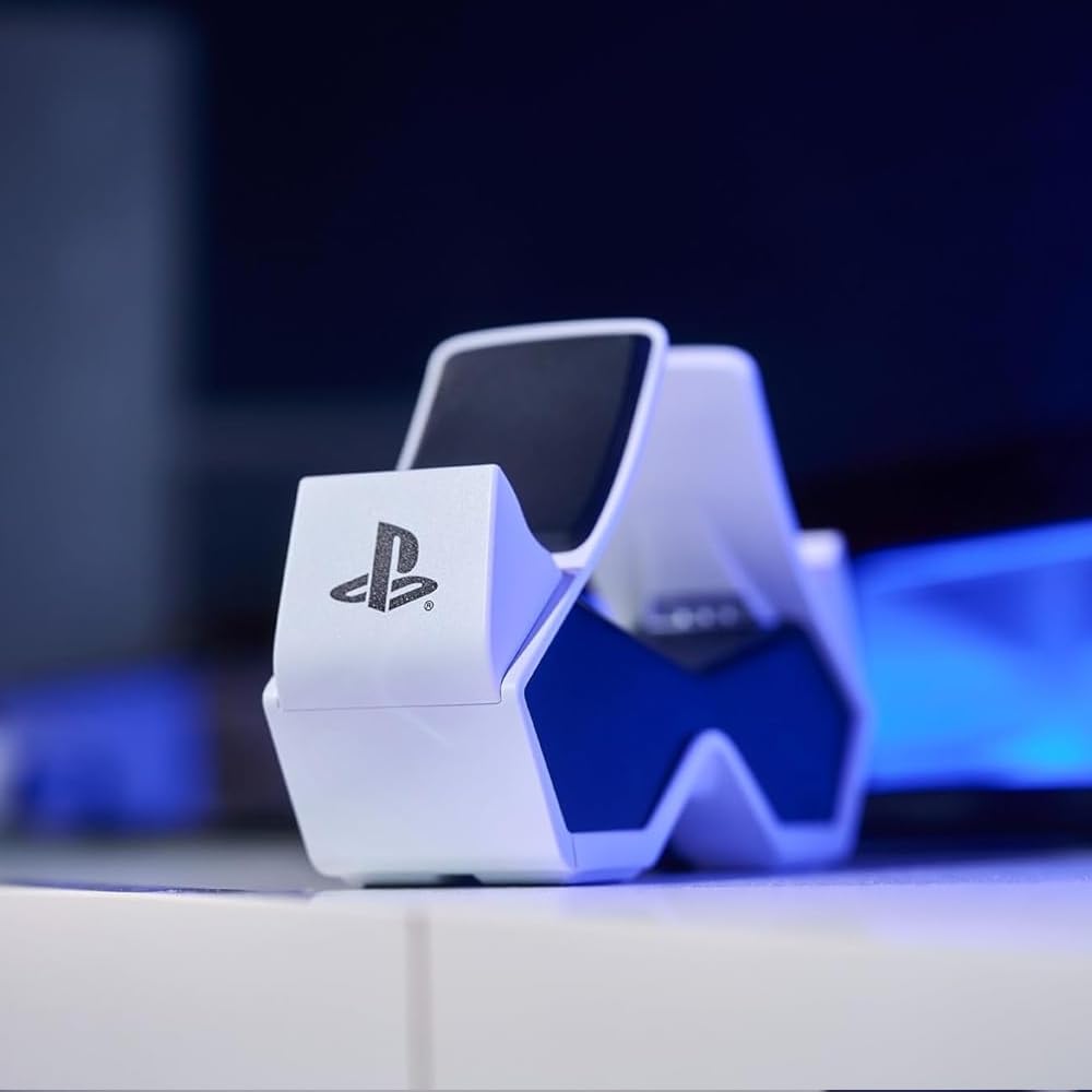 PowerA Twin Charging Station for PS5 DualSense Controllers - Officially Licensed Dual Charger with LED Indicator 4