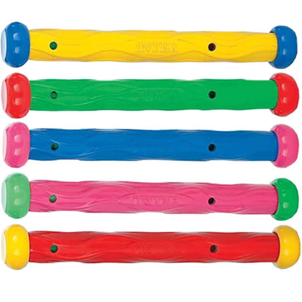 Intex Summer Fun Swimming Pool Dive Sticks (Set of 5) | Soft PVC Material | Ages 6+ 6