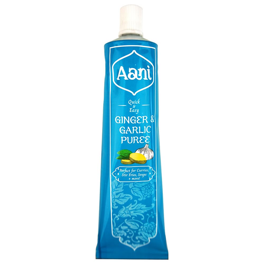 AANI Ginger and Garlic Puree - Pre-Minced Flavor Base | 110g Jar